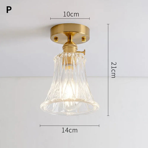 lustre vintage japonais en verre pour balcon et entrée - vue 27 sur 29