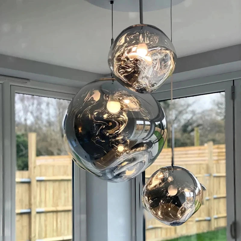 Suspension nordiques éclairage moderne Macaron déco suspension créative industrielle PVC lampe à lave Loft Bar café lampe suspendue