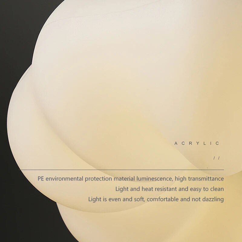 Plafonnier LED moderne en forme de nuage - vue 6 sur 16