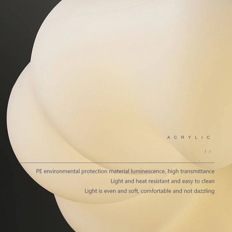 Plafonnier LED moderne nuage décoratif intérieur chambre - vue 6 sur 16