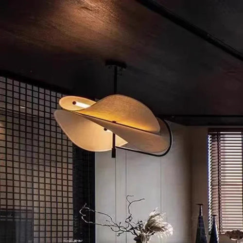 Nordic fabric pendant light, living room, dining room, bedroom, B&B decoration, home pendant light - vue 6 sur 7