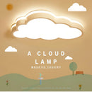 plafonnier led design moderne en forme de nuage pour enfants