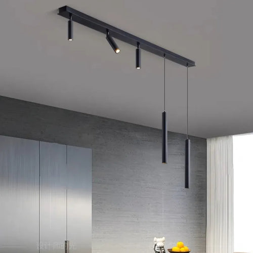 Modern minimalist LED chandeliers for elegant interior decor - vue 7 sur 12