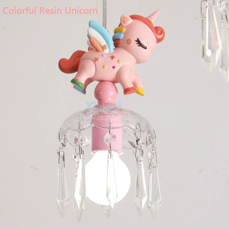 suspension dessin animé pegasus licorne pour enfants - vue 6 sur 8