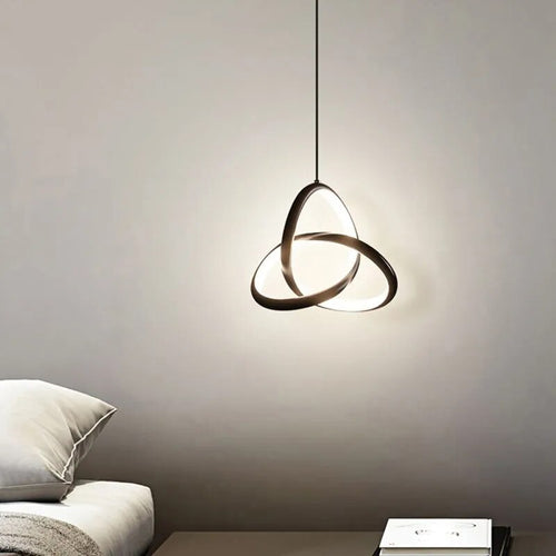 Suspension LED en forme de cercle rotatif - vue 5 sur 11