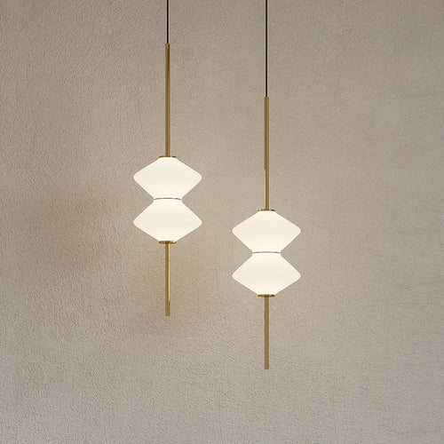lampe led suspendue en verre moderne avec fil métallique réglable
