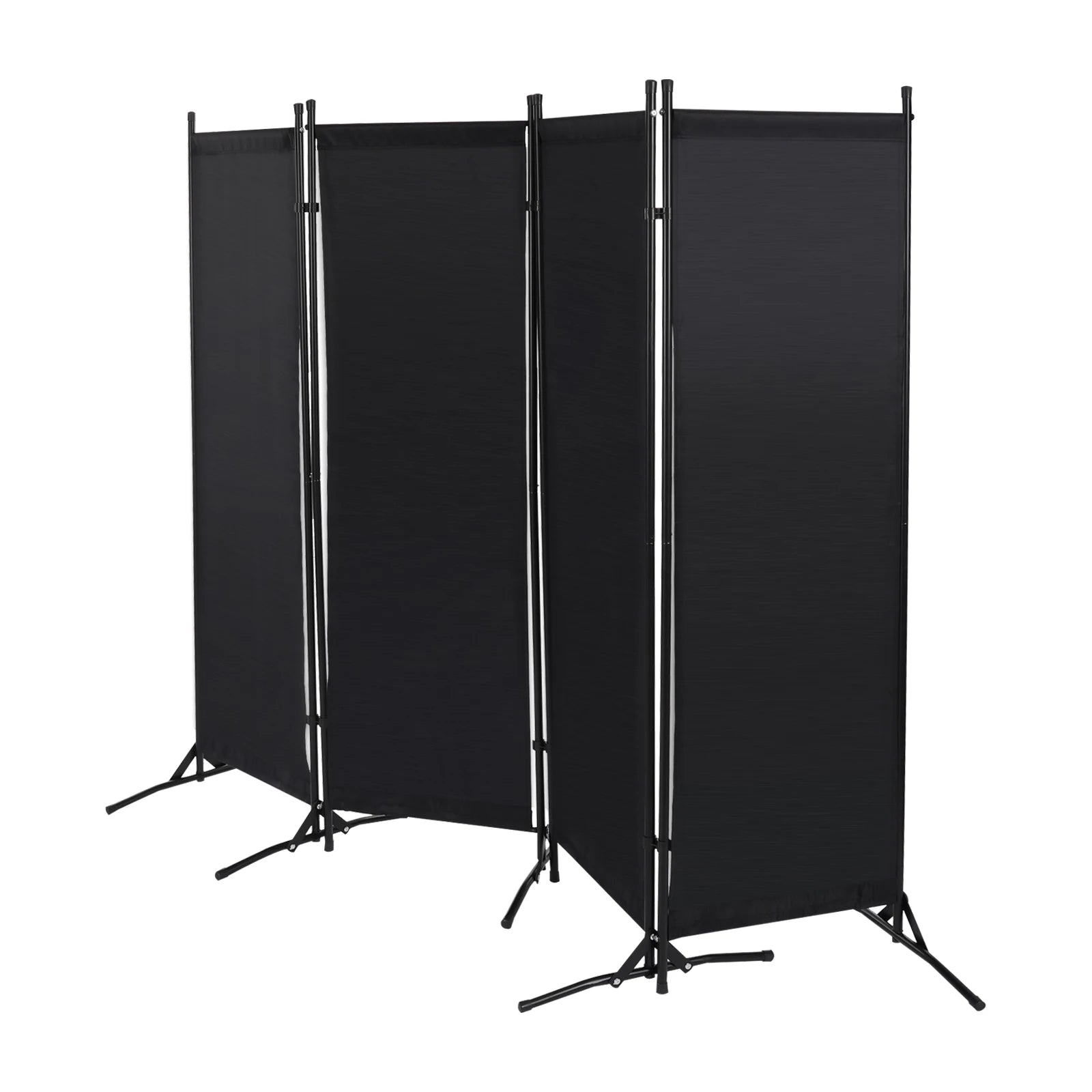 3/4 Panel Folding Room Divider Freestanding Tall Privacy Screens Partition Office/Room Partition Divider, 2.6×1.8m / 2×1.7m - vue 8 sur 8