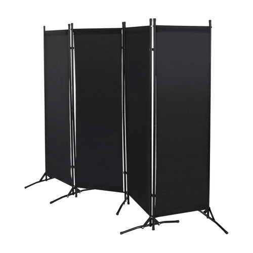 3/4 Panel Folding Room Divider Freestanding Tall Privacy Screens Partition Office/Room Partition Divider, 2.6×1.8m / 2×1.7m - vue 9 sur 8