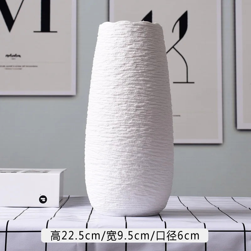 vase en céramique décoratif pour fleurs sèches intérieur maison - vue 10 sur 10