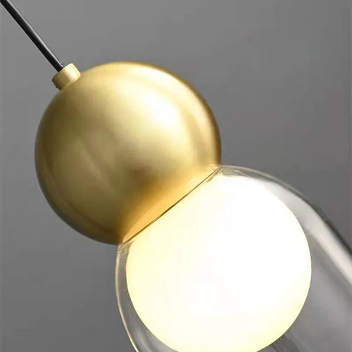 suspension moderne en verre pour décoration intérieure