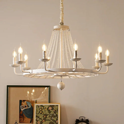Nordic LED crystal chandelier for home decoration, bedroom and restaurant lighting, romantic and warm luxury crystal chandelier - vue 5 sur 10