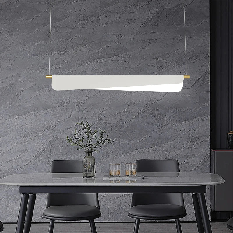 lustre nordique pour éclairage dans cuisine bar restaurant - vue 2 sur 7
