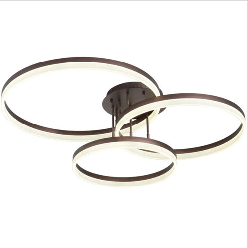 Modern LED super bright circular ceiling light in living room, Nordic restaurant light, minimalist bedroom ceiling light fixture