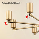 lustre satellite moderne réglable en fer style araignée