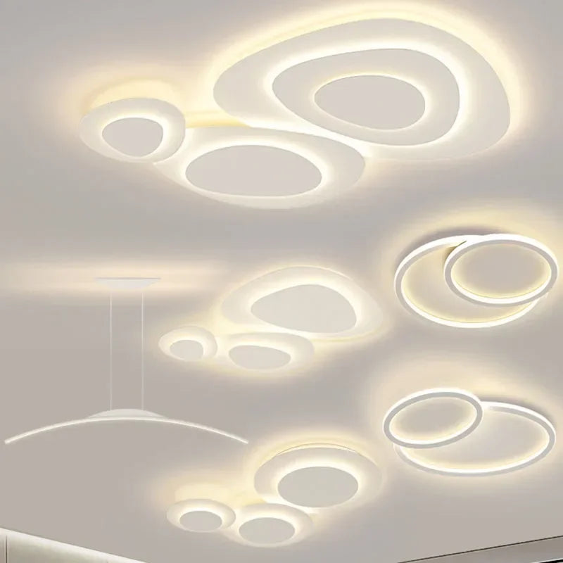 plafonnier led moderne pour décoration intérieure et luminaires design - vue 4 sur 16