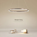 lustre led moderne à intensité variable style minimaliste