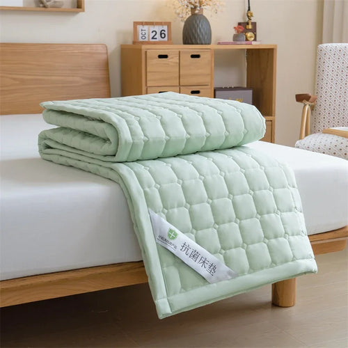 Cooling Mattress Topper for Summer,Foldable Bed Mat Cool Sleeping Mattress,Soft Breathable Roll Up Bed for Single Double Bed - vue 14 sur 13