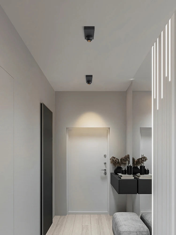 led projecteurs zoomables montés en surface éclairage réglable - vue 10 sur 9