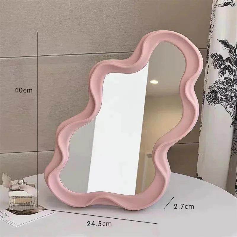 miroir vertical nuage pour bureau dortoir salle de bain décoration - vue 7 sur 12