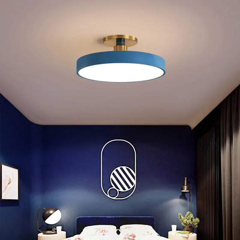 Plafond moderne à LEDs lustre Makaron plafonniers salon chambre étude salle enfant couloir maison intérieur lampes nordiques éclairage - vue 4 sur 20