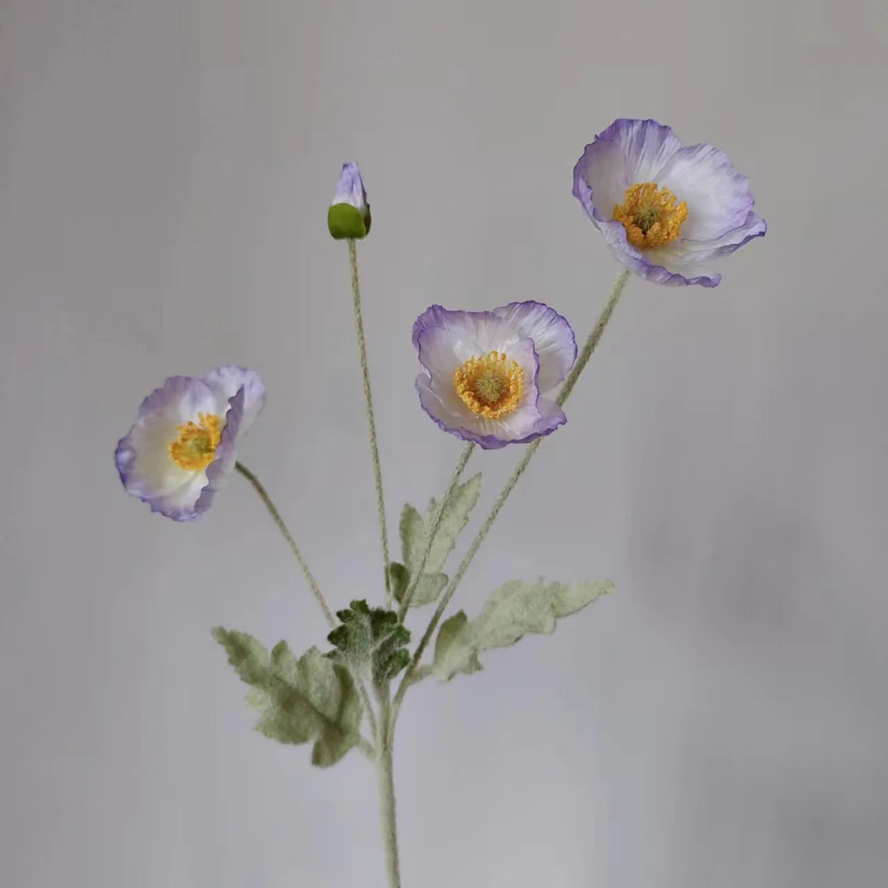 fausses fleurs de pavot en soie pour décorations de mariage et fêtes - vue 8 sur 29