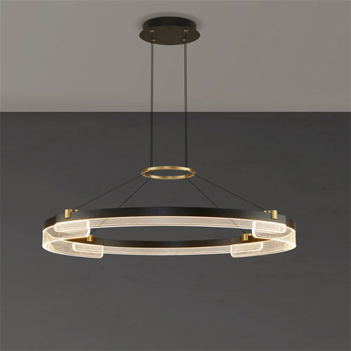 Modern minimalist LED chandelier for home decoration and lighting - vue 3 sur 13