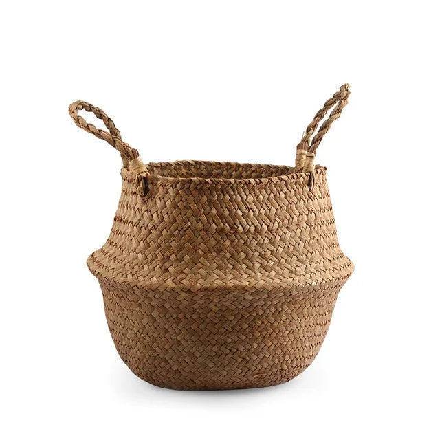 organisateur en jonc de mer pour accessoires de cuisine et jardin - vue 12 sur 13