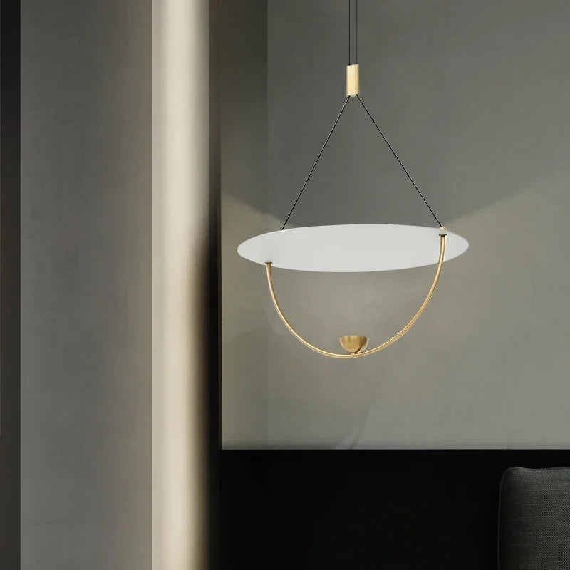lustre led moderne pour décoration de maison et tables alimentaires - vue 4 sur 6