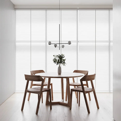 Modern minimalist LED chandelier for home decor - vue 2 sur 14