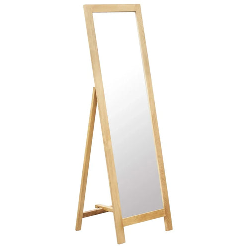 Floor mirror 48x46,5x150 cm solid oak wood home decoration wall decal living room decoration