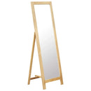 Floor mirror 48x46,5x150 cm solid oak wood home decoration wall decal living room decoration