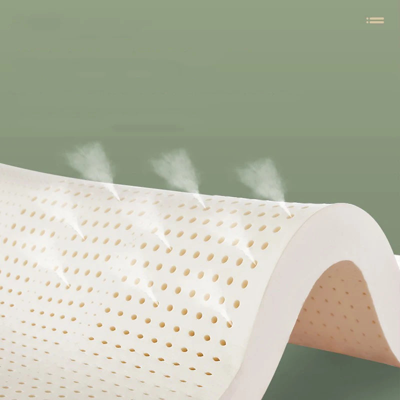 matelas en latex naturel avec housse en caoutchouc pur pour un confort optimal