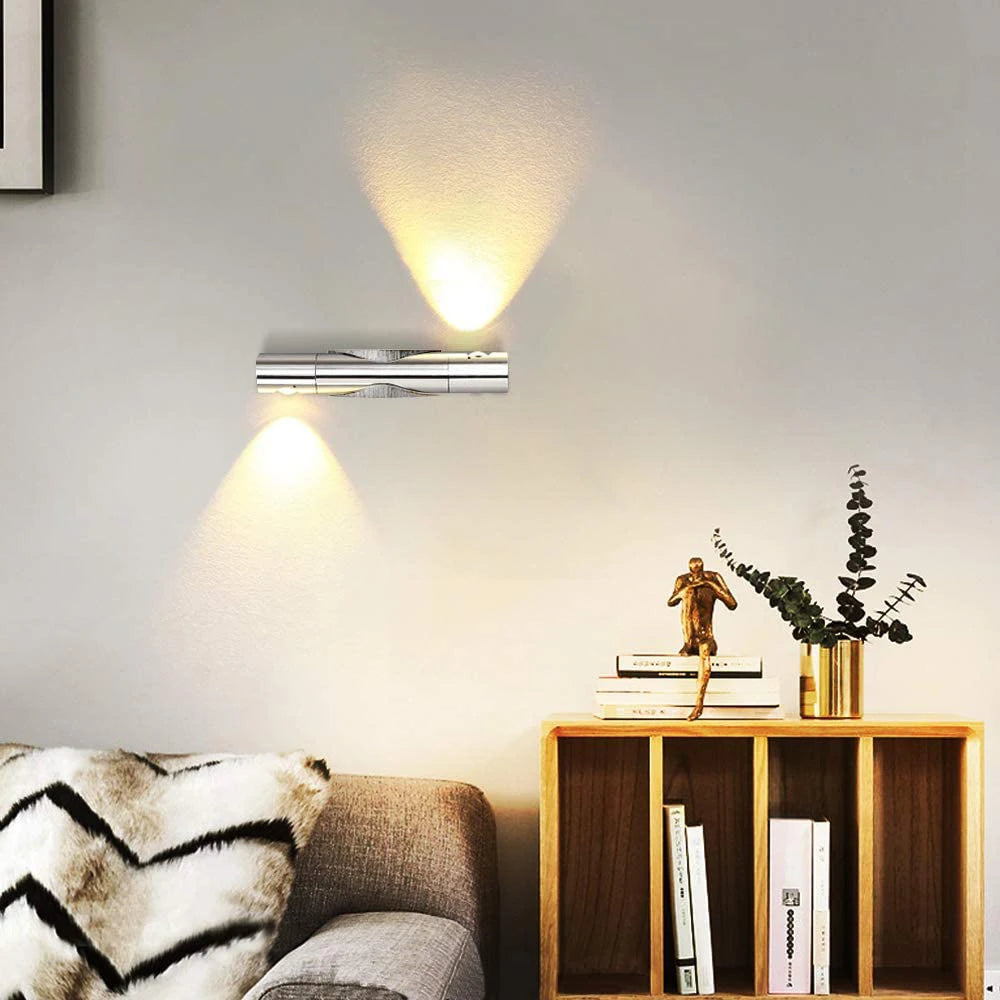 applique murale led moderne rotative pour intérieur décoratif - vue 4 sur 7