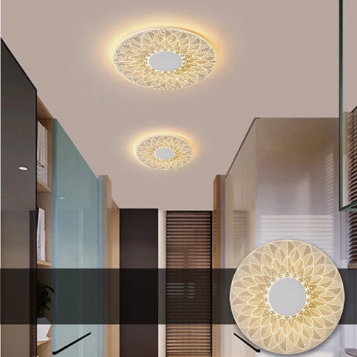 Moderne Ultra-mince salon porche balcon couloir allée LED plafonnier intérieur lustre acrylique светильник un plafonniers - vue 3 sur 15
