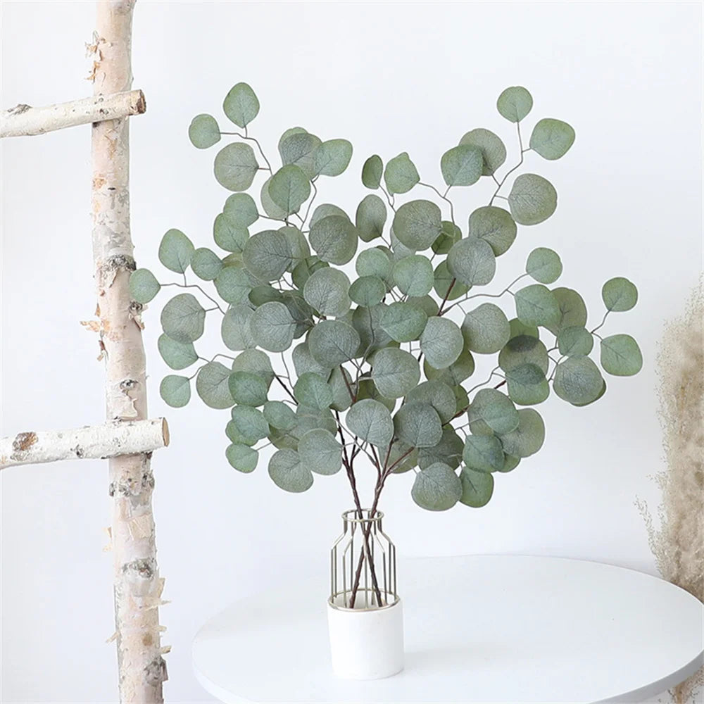 plantes artificielles eucalyptus pour décoration mariage et jardin - vue 2 sur 7