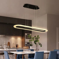 Modern minimalist adjustable LED chandelier decorative lighting