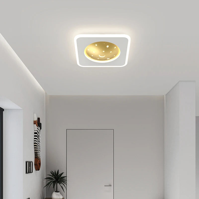 Nordic minimalist recessed LED ceiling light post-modern luxury - vue 5 sur 12