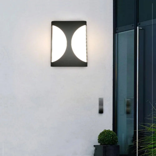 applique murale led extérieure moderne et étanche pour jardin et allée