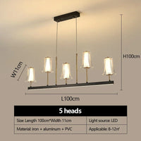 lustre postmoderne design minimaliste lampe led pour intérieur élégant