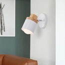 Nordic minimalist LED wooden wall light