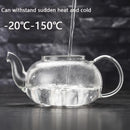 Théière verre résistant chaleur avec infuseur intégré