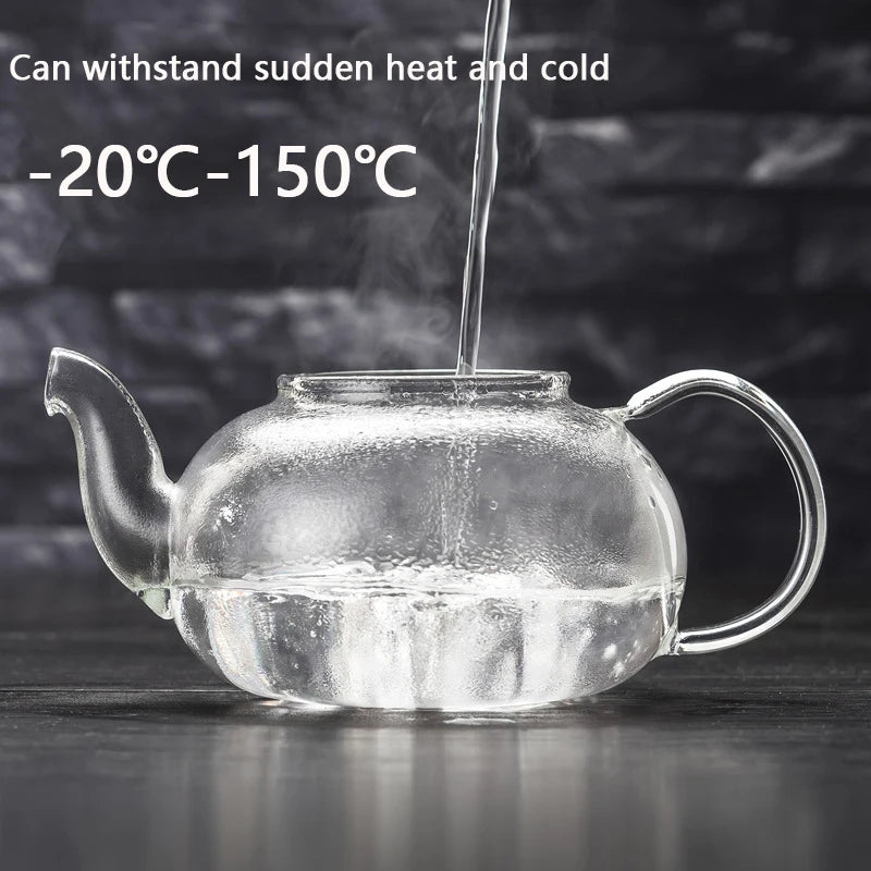 Théière verre résistant chaleur avec infuseur intégré - vue 5 sur 9