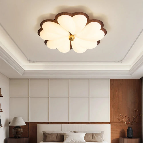 lampe à fleurs pour chambre d'enfant style princesse et étude