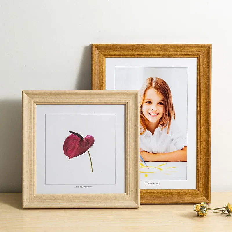American Square Picture Frame - 7x7, 8x8, 10x10, 12x12 Tabletop and Wall Hanging Display Frame Photo Frames Home Décor - vue 5 sur 10