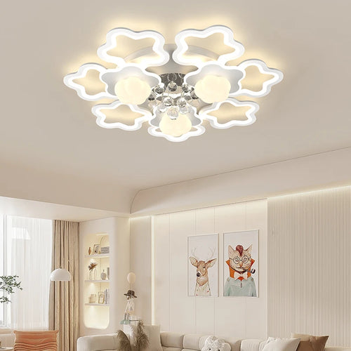 plafonnier moderne style citrouille luxe cristal 2024 pour toute la maison