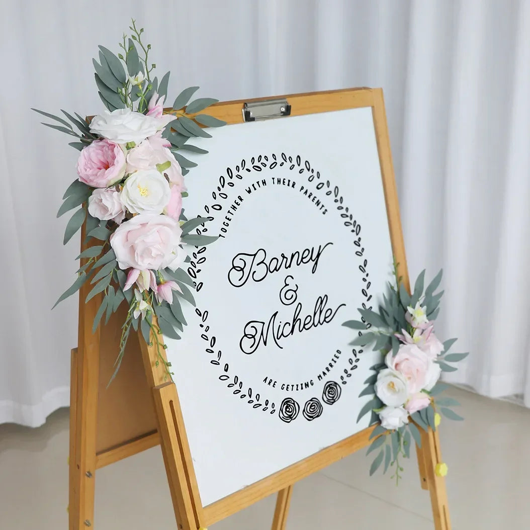 kit de fleurs artificielles pour décorations de mariage boho et accueil - vue 4 sur 8