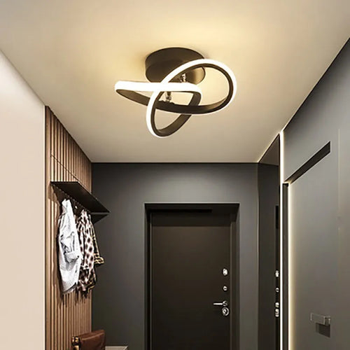 Minimalist rounded LED ceiling light
