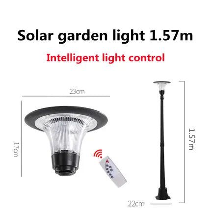 Solar LED garden lamp for outdoor paths and garden - vue 11 sur 13