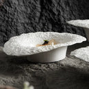 Assiette bol céramique texture roche style chapeau champignon