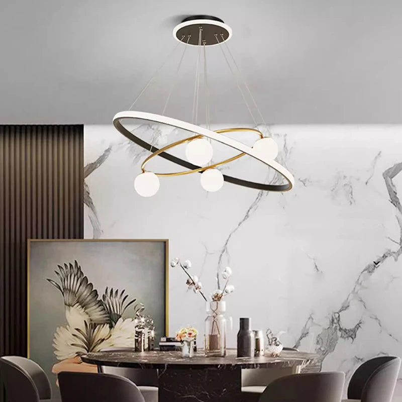 lustre décoration maison éclairage intérieur suspension fantaisie - vue 5 sur 9